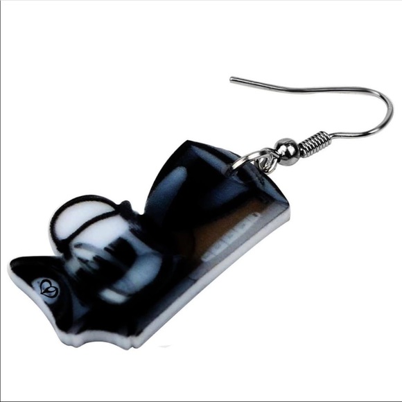 Coffee Pot Acrylic Earrings - Picture 5 of 6